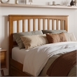 Everett Full Wood Platform Bed with Panel Footboard & Drawers in Light Toffee