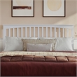 Everett King Wood Platform Bed with Panel Footboard and Storage Drawers in White