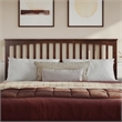 Everett King Wood Platform Bed with Panel Footboard & Storage Drawers in Walnut