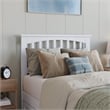 Everett Twin XL Wood Platform Bed with Panel Footboard &  Trundle in White