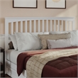 Everett King Wood Platform Bed with Panel Footboard and Twin XL Trundle in White