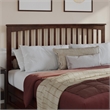 Everett King Wood Platform Bed with Panel Footboard & Twin XL Trundle in Walnut