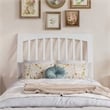 Roslyn Twin XL Platform Bed with Panel Footboard & 2 Storage Drawers in White