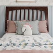 Roslyn Twin Platform Bed with Panel Footboard & 2 Storage Drawers in Walnut