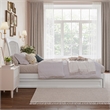 Roslyn Twin XL Wood Platform Bed with Panel Footboard & Twin XL Trundle in White