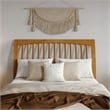 Roslyn Queen Platform Bed with Panel Footboard & TXL Trundle in Light Toffee