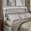 Roslyn King Wood Platform Bed with Panel Footboard and Twin XL Trundle in White
