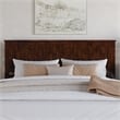 Malta King Wood Platform Bed with Panel Footboard and Twin XL Trundle in Walnut