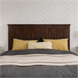 Malta Full Wood Platform Bed with Panel Footboard and Storage Drawers in Walnut