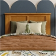 Felicity Twin Wood Platform Bed with Panel Footboard & Drawers in Light Toffee
