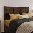Felicity Full Wood Platform Bed with Panel Footboard & Storage Drawers in Walnut