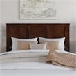 Felicity Queen Wood Platform Bed with Panel Footboard & Drawers in Walnut