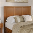 Felicity Queen Wood Platform Bed with Panel Footboard & Drawers in Light Toffee