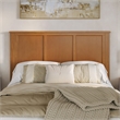 Felicity Queen Wood Platform Bed with Panel Footboard & Drawers in Light Toffee