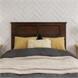 Felicity Twin XL Wood Platform Bed with Panel Footboard & TXL Trundle in Walnut