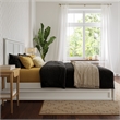 Felicity Full Wood Platform Bed with Panel Footboard and Twin Trundle in White
