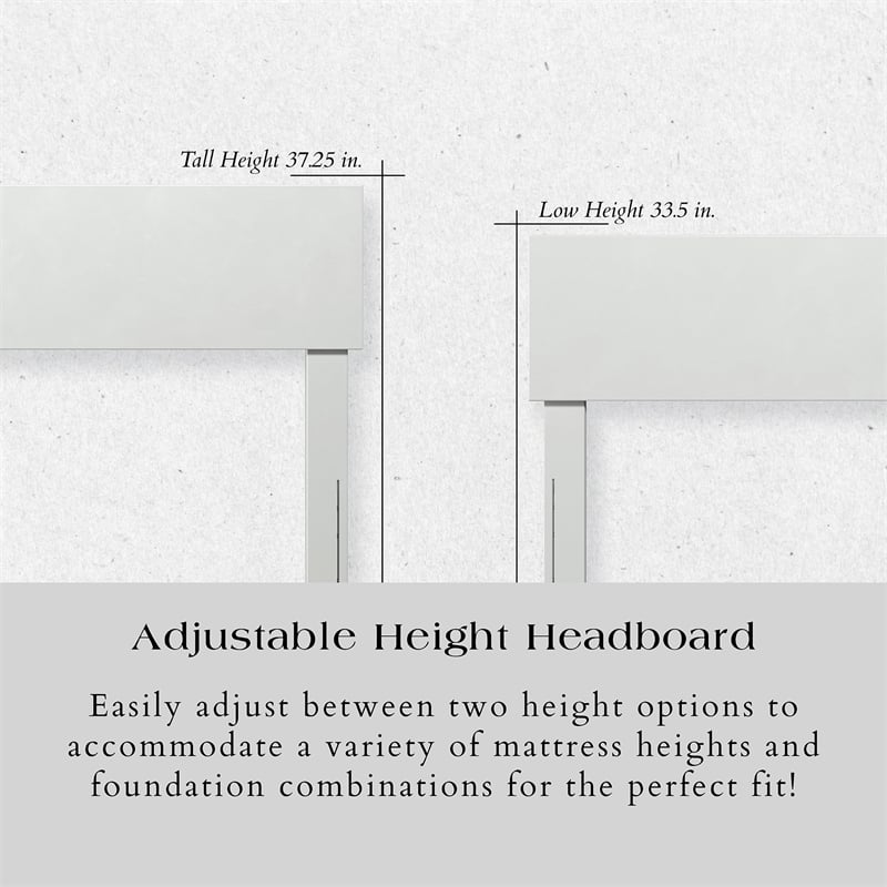 Wesley Twin XL Wood Platform Bed with Panel Footboard & Twin XL Trundle in White
