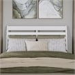 Emelie Queen Wood Platform Bed with Panel Footboard and Storage Drawers in White