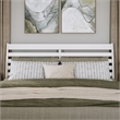 Emelie King Wood Platform Bed with Panel Footboard and Storage Drawers in White