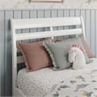 Emelie Twin Wood Platform Bed with Panel Footboard and Twin Trundle in White