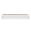 Barcelona Twin XL Solid Wood Panel Platform Bed with Twin XL Trundle in White