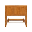 Nantucket Twin XL Solid Wood Foundation Bed in Light Toffee