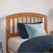 Richmond Twin XL Solid Wood Foundation Bed in Light Toffee