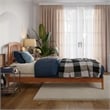 Richmond Twin XL Solid Wood Foundation Bed in Light Toffee
