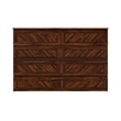 Alpine Queen Wood Murphy Bed Chest with Mattress & Built-in Charger in Barnwood