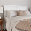 Portland Queen Storage Wood Platform Bed with Matching Footboard in White