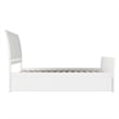 Portland Queen Storage Wood Platform Bed with Matching Footboard in White