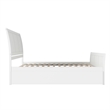Portland King Wood Platform Bed with Matching Footboard & Trundle in White