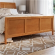 Portland King Wood Bed with Matching Footboard & Trundle in Light Toffee