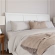 AFI Portland King Wood Foundation Bed Frame with Matching Footboard White