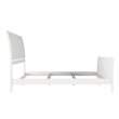 AFI Portland King Wood Foundation Bed Frame with Matching Footboard White