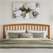 Richmond King Solid Wood Low Profile Platform Bed in Light Toffee