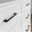 Tucson Full Wood Murphy Bed Chest with Mattress Drawer & Charger in White