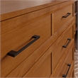 Tucson Full Wood Murphy Bed Chest with Mattress Drawer & Charger in Toffee