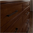 Tucson Queen Wood Murphy Bed Chest with Mattress Drawer & Charger in Walnut