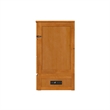 Tucson Queen Wood Murphy Bed Chest with Mattress Drawer & Charger in Toffee