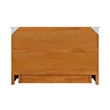 Tucson Queen Wood Murphy Bed Chest with Mattress Drawer & Charger in Toffee