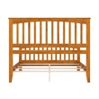 Brooklyn Queen Wood Foundation Bed with Matching Footboard in Light Toffee
