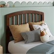 Richmond Twin Solid Wood Low Profile Platform Bed in Walnut