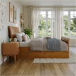 Portland Full Wood Bed with Matching Footboard & Trundle in Light Toffee