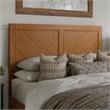 Berkshire Queen Wood Low Profile Platform Bed in Light Toffee