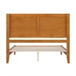 Berkshire Queen Wood Low Profile Platform Bed in Light Toffee