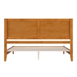 Berkshire King Wood Low Profile Platform Bed in Light Toffee