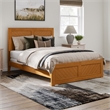 Canyon Full Foundation Bed Frame with Matching Footboard in Light Toffee