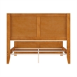 Canyon Full Foundation Bed Frame with Matching Footboard in Light Toffee