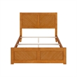 Canyon Full Foundation Bed Frame with Matching Footboard in Light Toffee